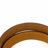 Hermes 2017 Mini Kelly Alligator Leather Purple Wrap Turnlock Bracelet