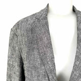 Burberry Women's Gray Size L Cotton Blend Blazer