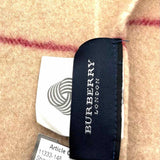 Burberry Wool Tassel window pane Shawl