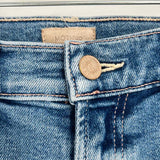 Mother The Hustler Roller Streak Women's Blue Size 27/4 Wide Leg Jeans