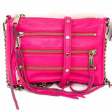 REBECCA MINKOFF 4 Zip Pink Zip 1.5" Zip Crossbody
