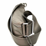 Quince Gray Zip Pebbled Leather Waist Bag