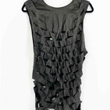 ZAMBESI Holly Dear Hunter Women's Black Size 6 Cut Out Leather Sleeveless