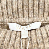 WAYF Women's Beige Size S Off The Shoulder Sweater
