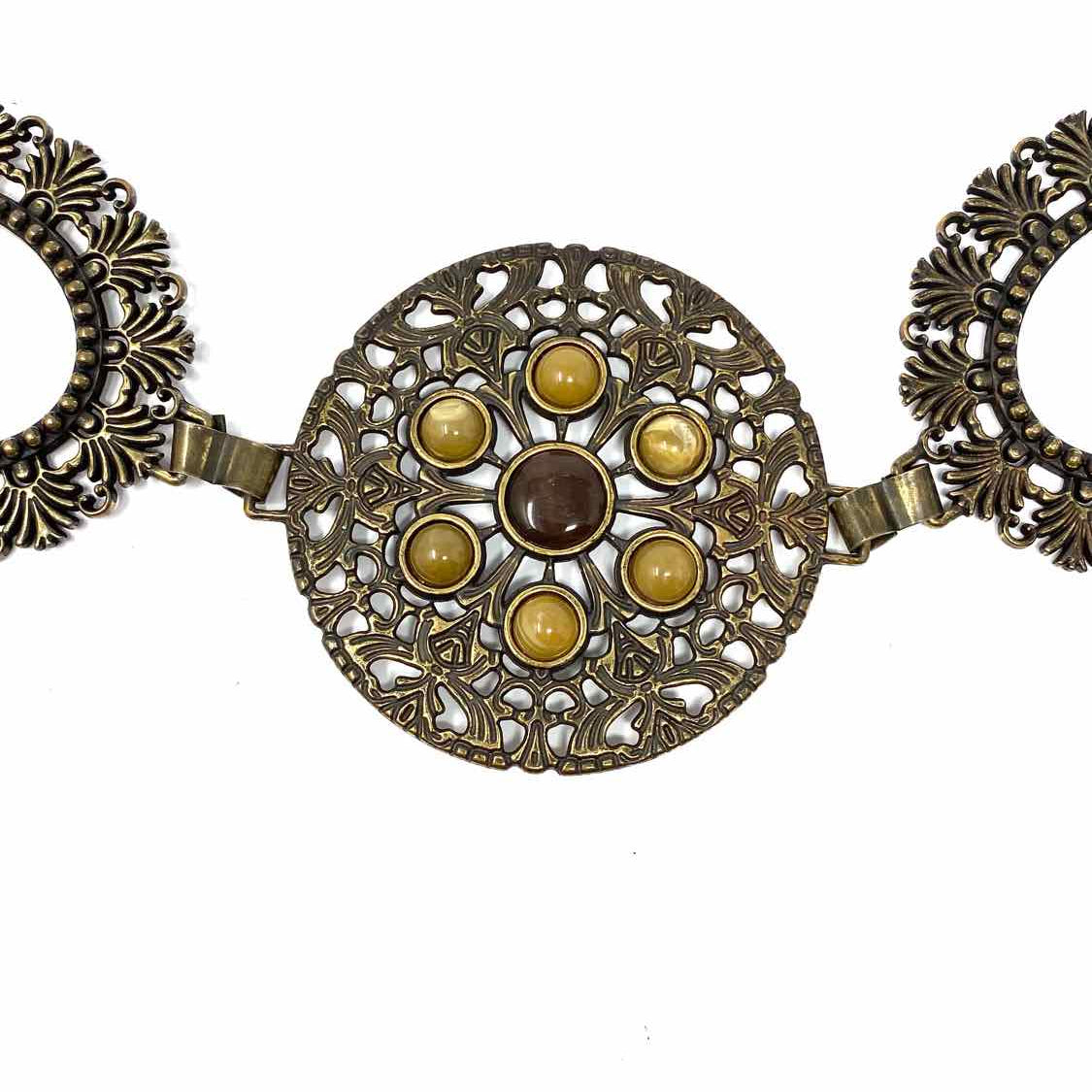 Chico's Bronze Tone Chunky Chain Belt