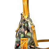 Dooney & Bourke Y2K Scribble Hearts Coated Canvas Multi-black Tote Satchel