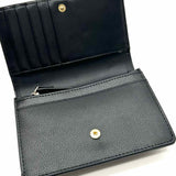 Kate Spade Black Bi-Fold Pebbled Leather Wallet