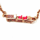 Kate Spade Yours Truly Pink Pendant 20.5" Car Necklace