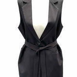 RACHEL ZOE Women's Black Size S Belted Vest