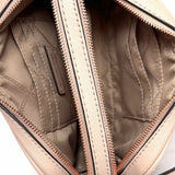 Michael Kors Beige Rose Camera Bag Studded Leather Crossbody