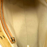 LOUIS VUITTON 2002 Reade PM Beige Mini Monogram Vernis Leather Tote w/ Wallet