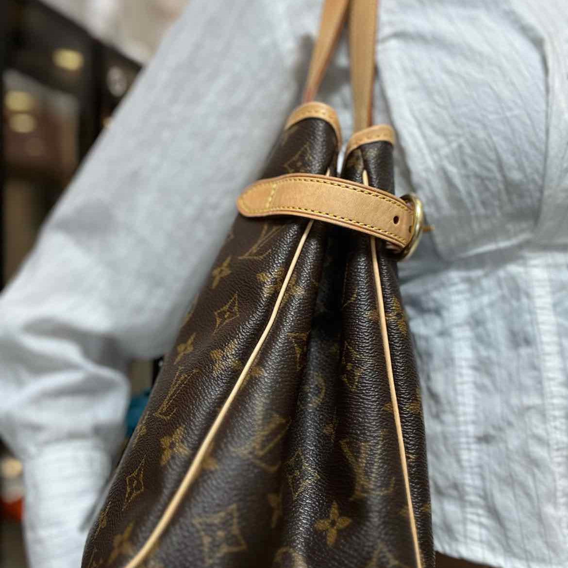 LOUIS VUITTON 2008 Batignolles Brown Monogram Tote