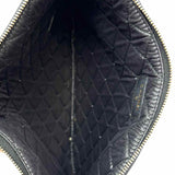 Chanel 2016-17 Boy O Case Medium Black Quilted Lamb Leather Made in Italy Clutch