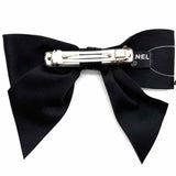 Chanel Black Bow Hair Clasp