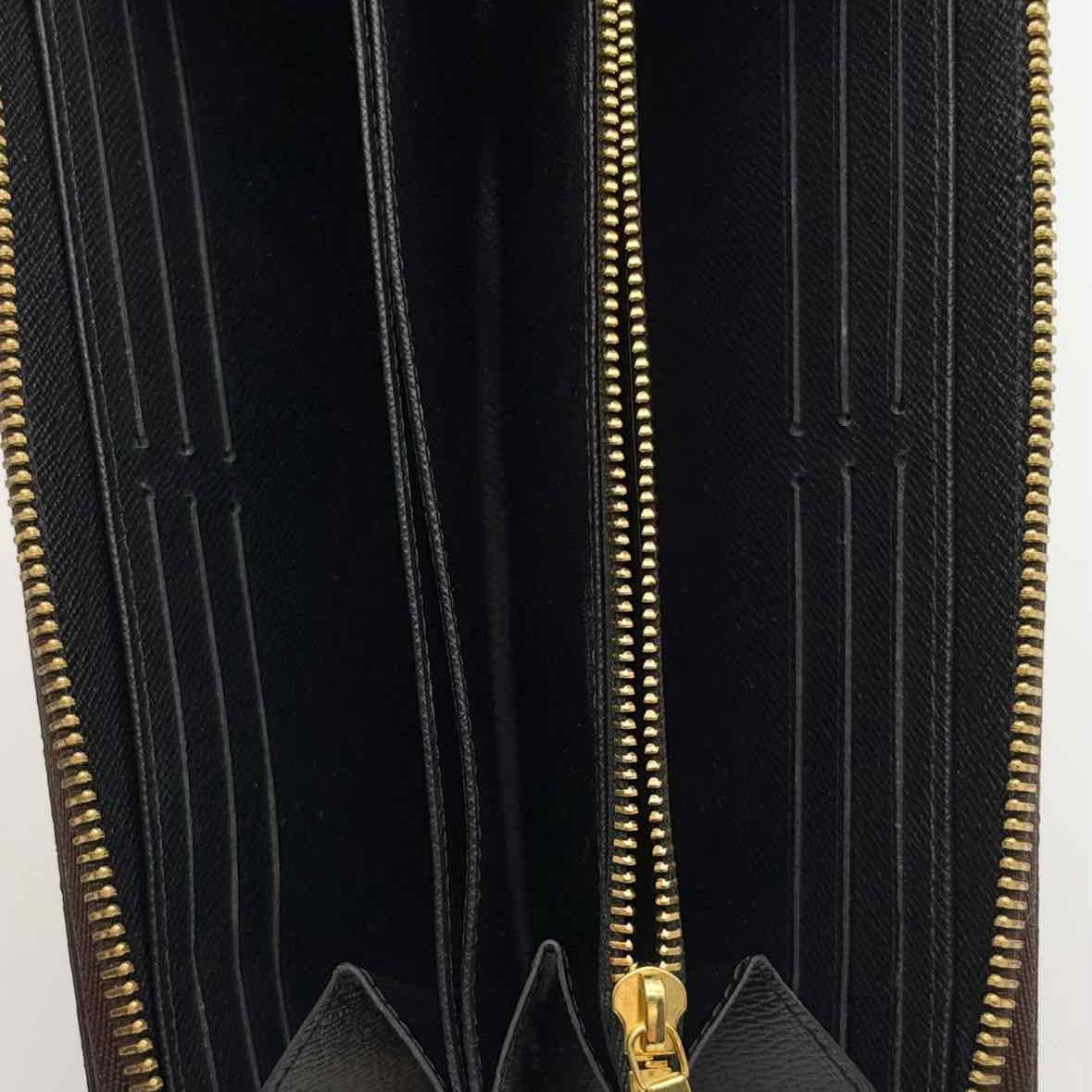 LOUIS VUITTON 2020 Giant Zippy Brown Zip-Around Reverse Monogram Wallet