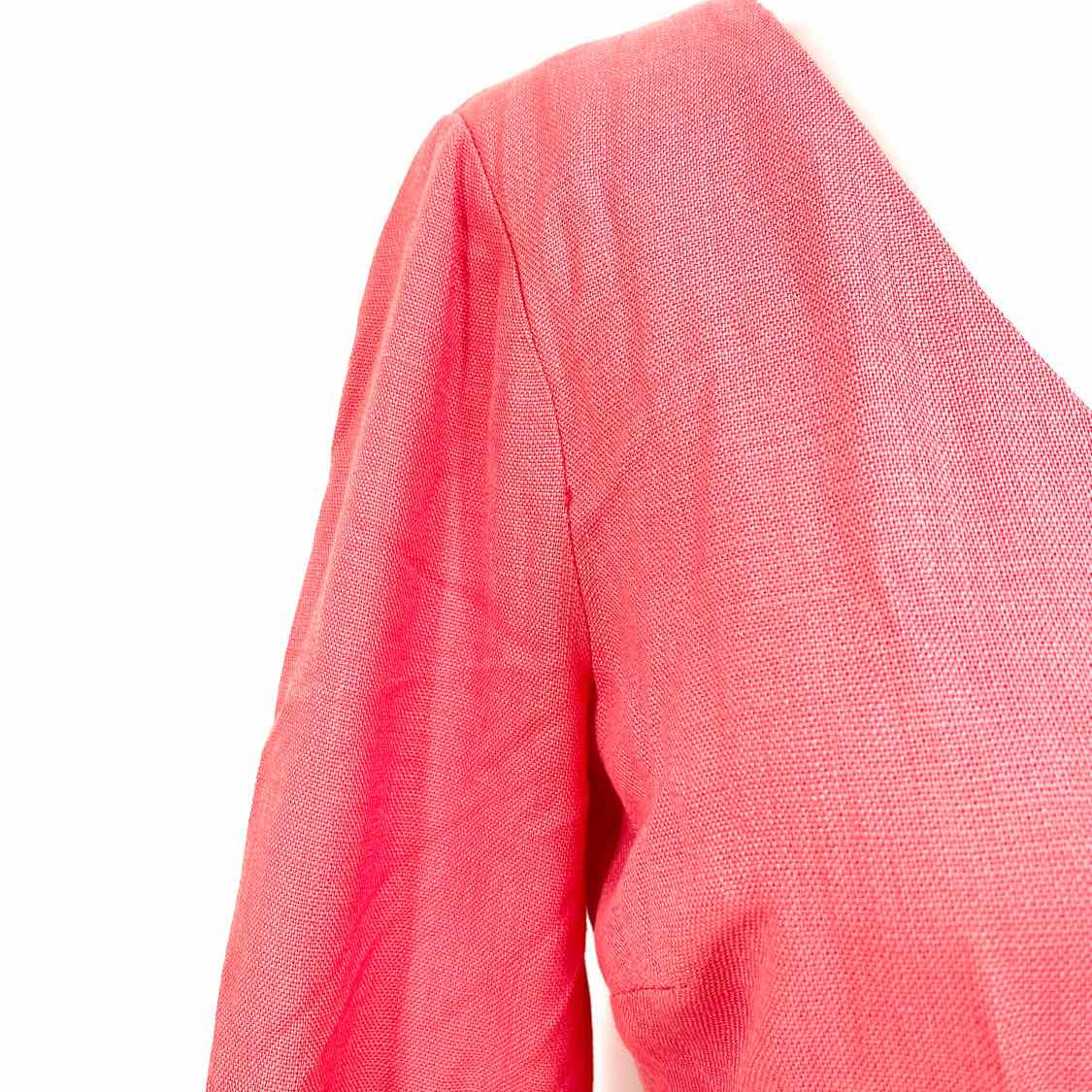 VERONICA BEARD Women's Pink 3/4 Sleeve Viscose Blend Size 0 Dress