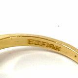 Estate size 4.75 14K Gold Round Cabochon Synthetic Star Pink Sapphire Ring