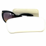 TOM FORD Black Brown Cat Eye Tortoise Frames w/ Sunglasses Attachment