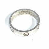 Cartier Love Ring Classic Model size 10.25 18K 750 White Gold Band Ring