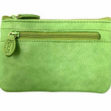 Rolfs Vintage Green Key Chain Leather Wallet & Insert