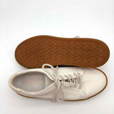jenni kayne Women's White Size 40/9.5 Lace-up Canvas Sneakers