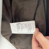 DOMA Women's Warm Gray Size S Hooded Leather Moto Jacket