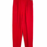 ST. JOHN COLLECTION Women's Red Size 0 straight cut Santana Knit Pants