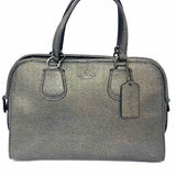 Coach Nolita Silver Boston Pebbled Leather Satchel