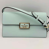Kate Spade Reegan Light Blue Crossbody Leather Wallet