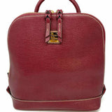 Dooney & Bourke Burgundy Zip-Around Saffiano Leather BackPack