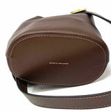 Coach Bleeker Brown Crossbody Leather Bucket Bag