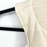 VERONICA BEARD Dealey Women's Cream Size One Size Zip Hood