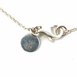 stella & dot Ever After .925 Sterling Silver Pendant 18" Heart Necklace