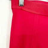 DAVID LERNER Women's Red Size M Mid Rise Leggings