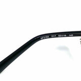 Salvatore Ferragamo Black Gold Tone Clubmaster Frames