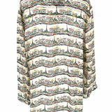 Banana Republic Women's Cream Size XL Button Down Paris Long Sleeve