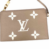 LOUIS VUITTON 2026 NeoNoe MM Giant Bicolour Cream Empreinte Leather Satchel