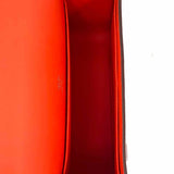 Hermes 2025 Geta in Chevre Mysore Red Flap Leather Crossbody