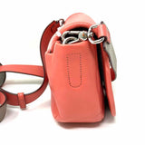 Marc by M. Jacobs Coral Pink Orange Flap Leather Crossbody
