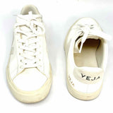 VEJA Campo Women's White Size 7 Lace-up Leather Sneakers