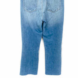 L'AGENCE Women's Blue Size 30/10 straight cut Raw Hem Jeans