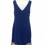 Lilly Pulitzer Women's Navy Size 10 Shift Embellished Dress