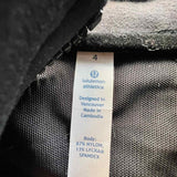Lululemon Define Women's Black Size 4 Mock Neck Zip Jacket