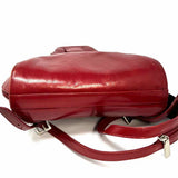 HOBO INTERNATIONAL Red Convertible Sling Lace Leather BackPack
