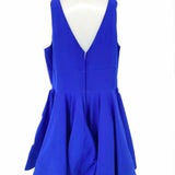 MacDuggal Women's Royal Blue Size 20W Sleeveless Fit & Flare Dress