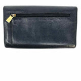 Chanel 2000/02 Timeless CC Black Accordion Caviar Leather Wallet