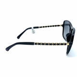 Chanel Black Polarized Aviator Chain 5439 Sunglasses