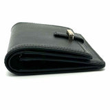 Kate Spade Black Bi-Fold Pebbled Leather Wallet