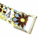 AS Designs Beige Brown Adjustable Floral Belt
