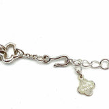 HEIDI KLUM Silver tone Layered 19" Clover Necklace